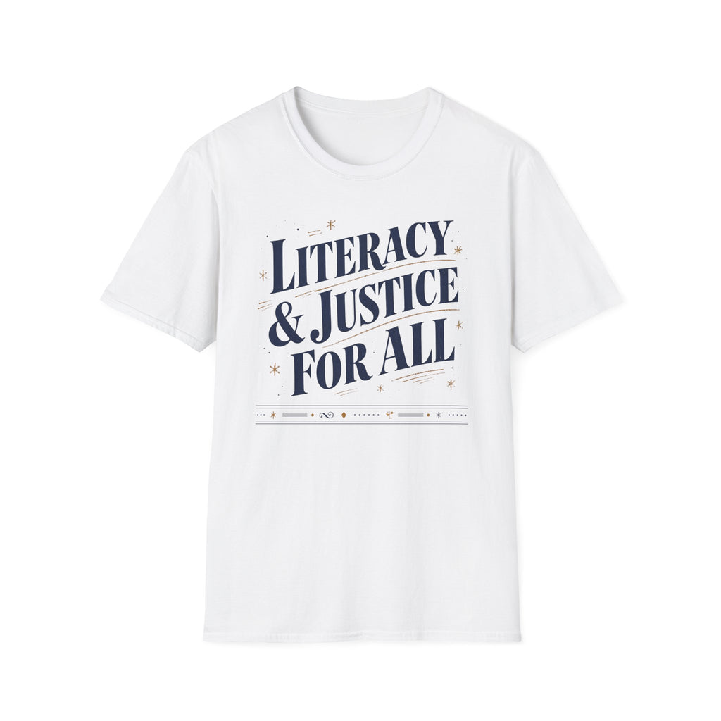 Literacy and Justice for All T-Shirt
