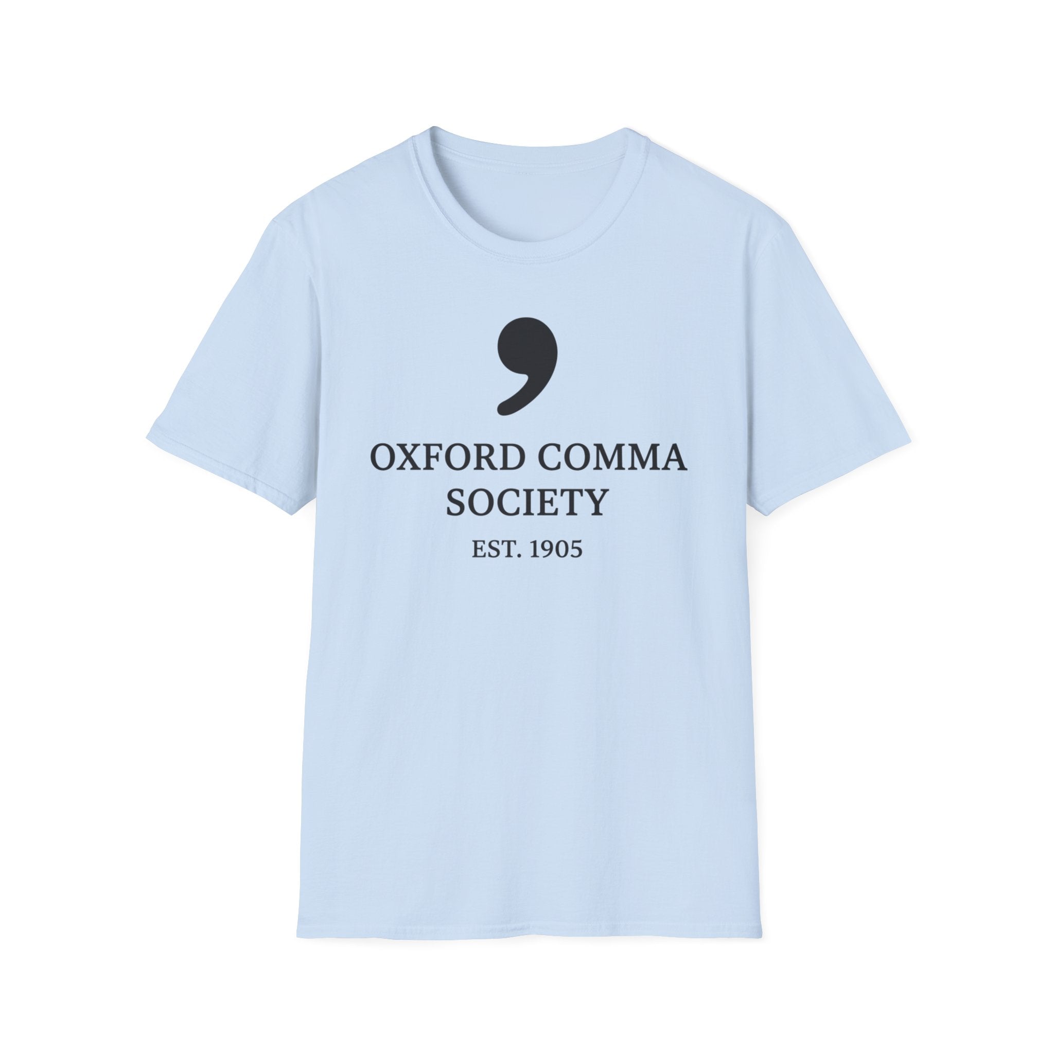 Oxford Comma Society T-Shirt