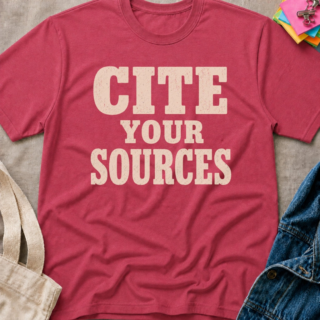 Cite Sources T-Shirt