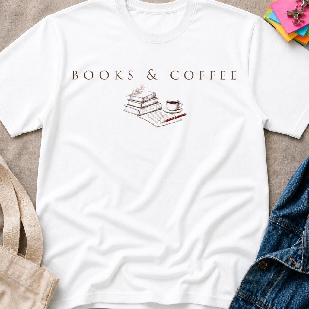 Books & Coffee T-Shirt