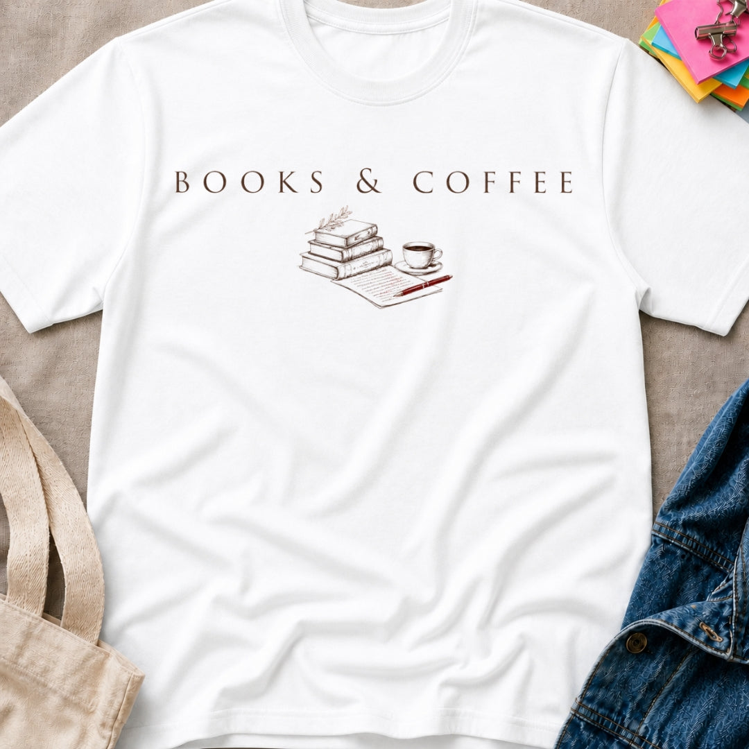 Books & Coffee T-Shirt