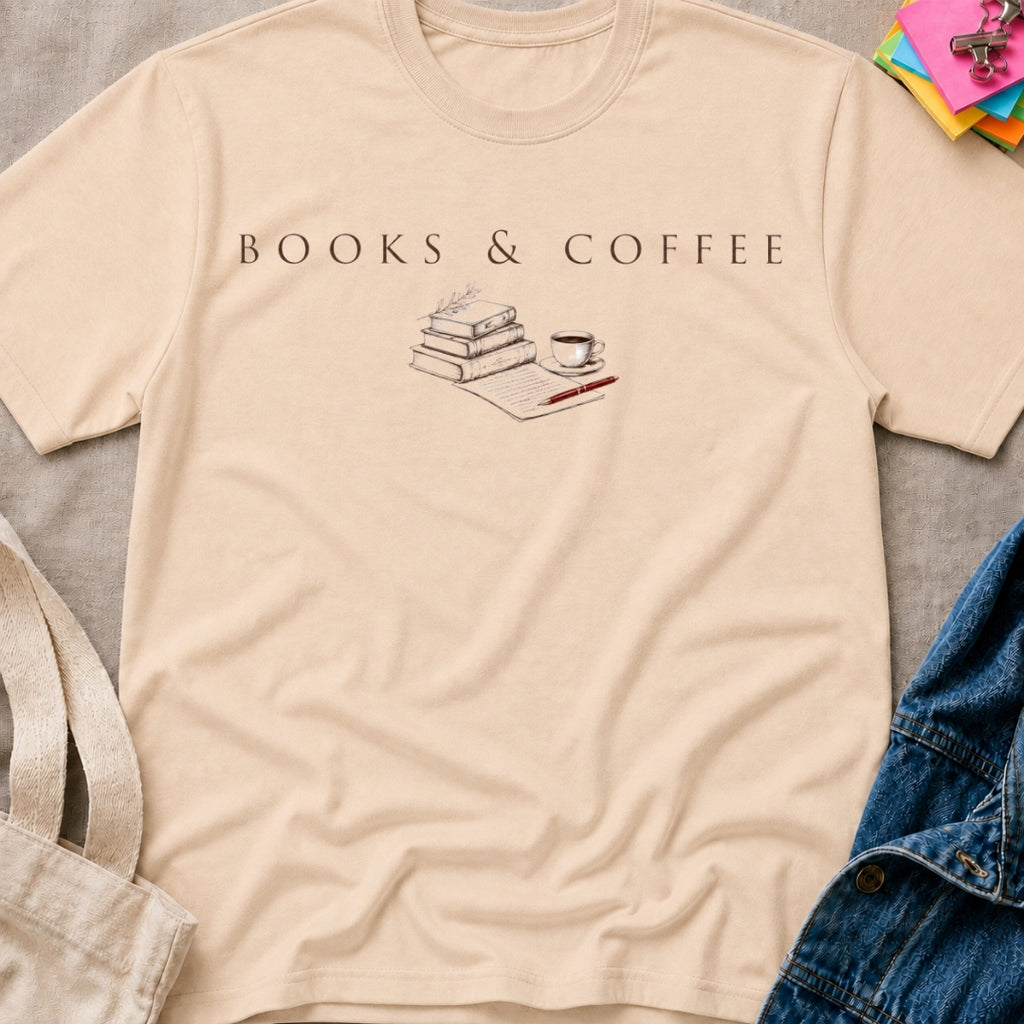 Books & Coffee T-Shirt
