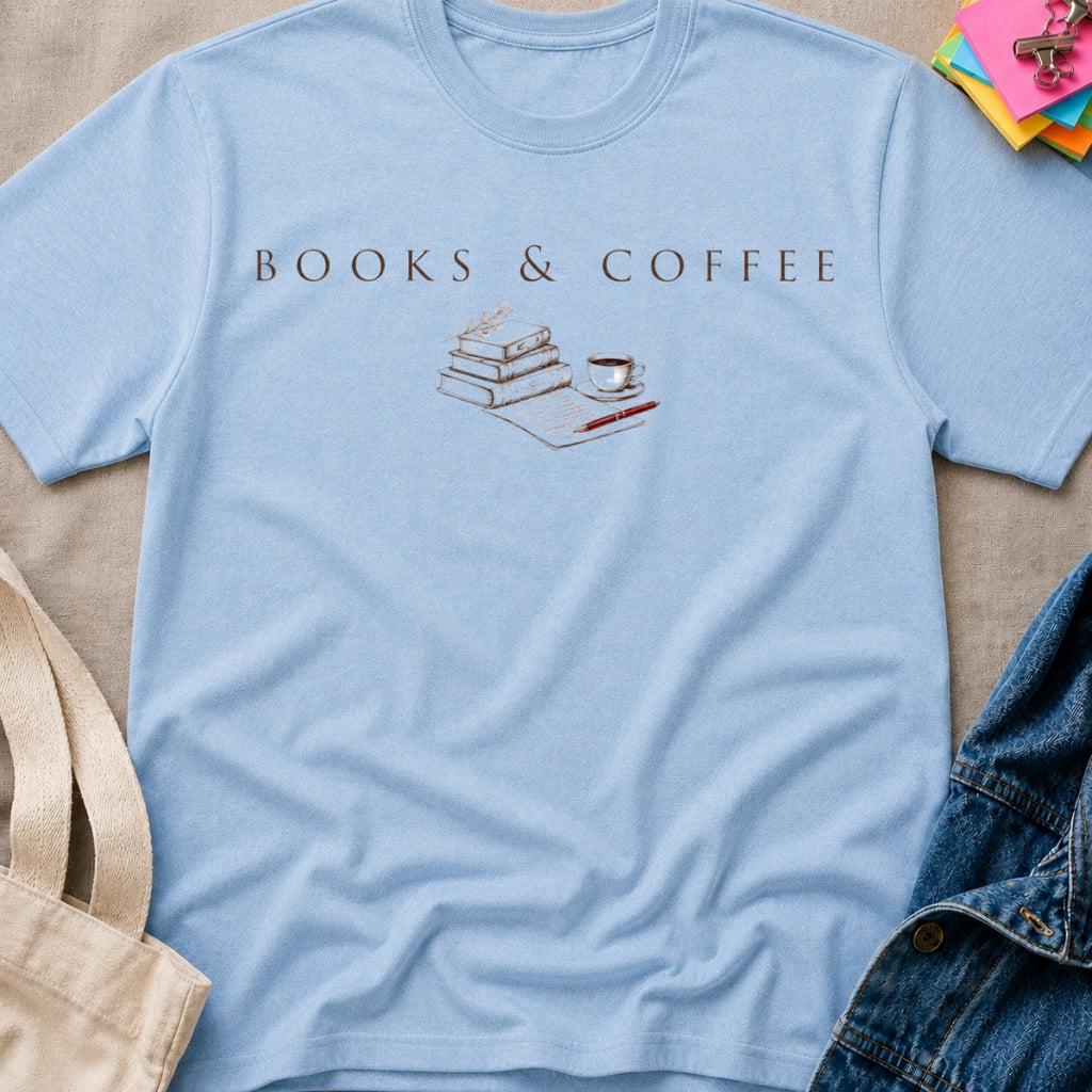 Books & Coffee T-Shirt