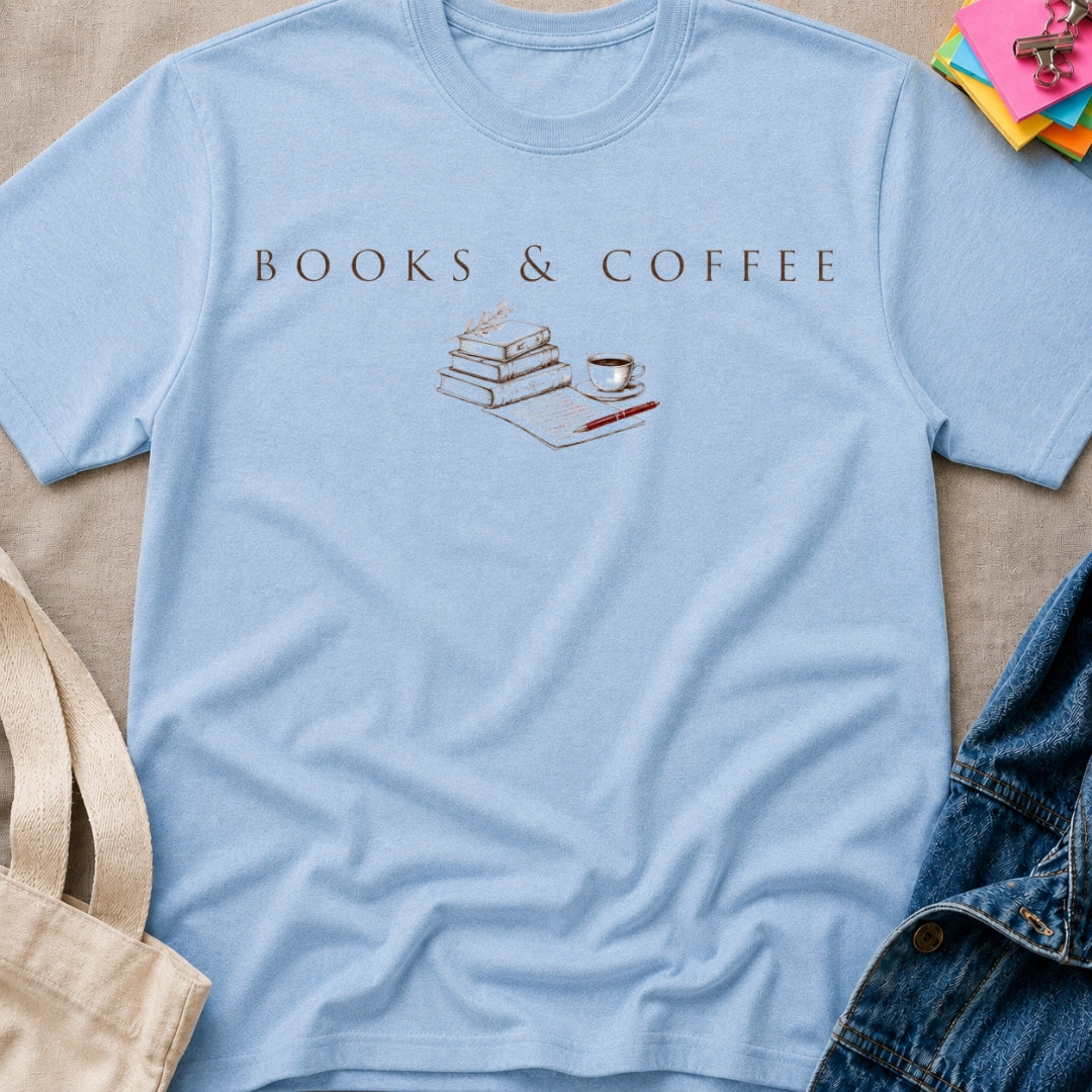 Books & Coffee T-Shirt