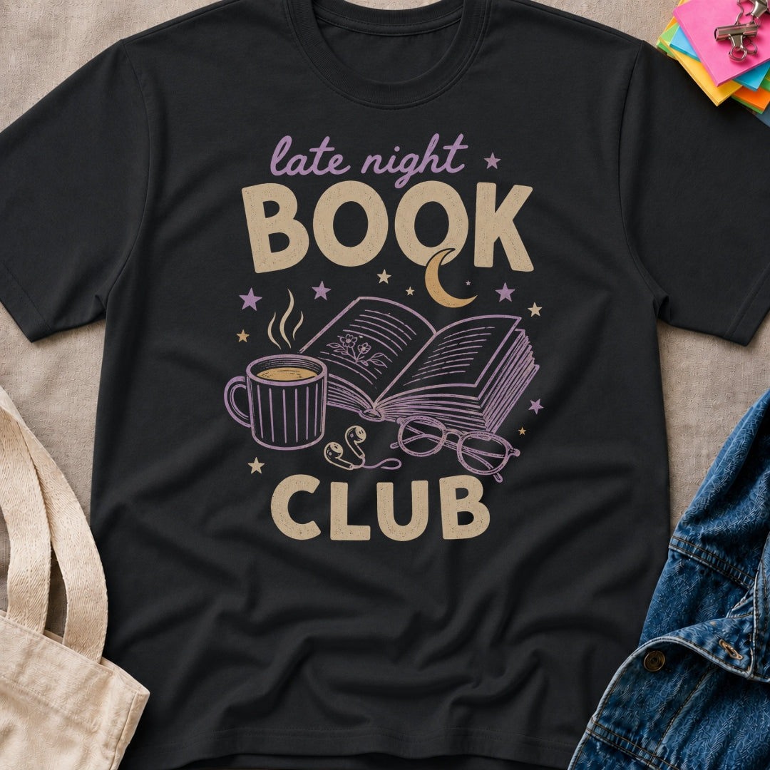 Late Night Book Club T-Shirt