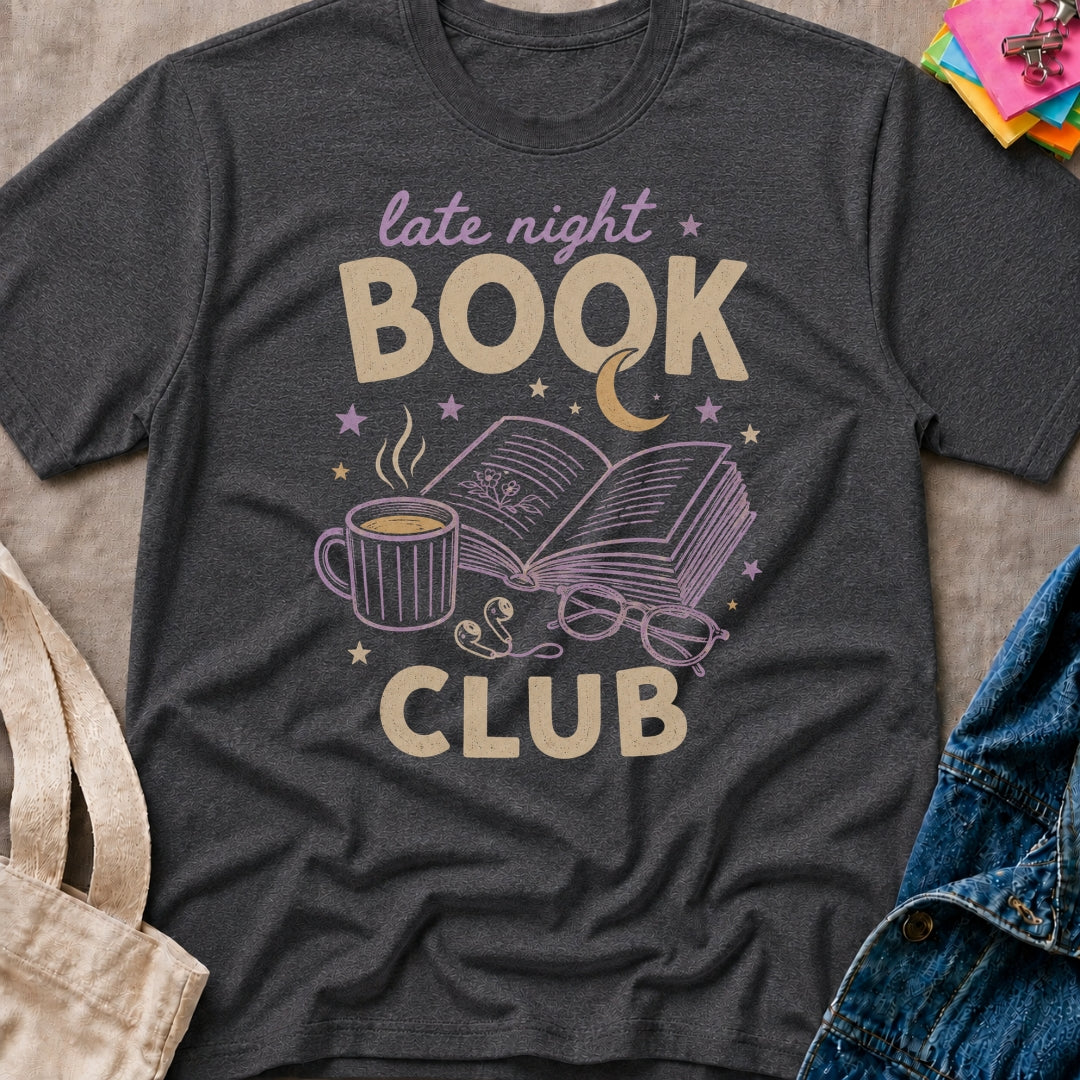 Late Night Book Club T-Shirt
