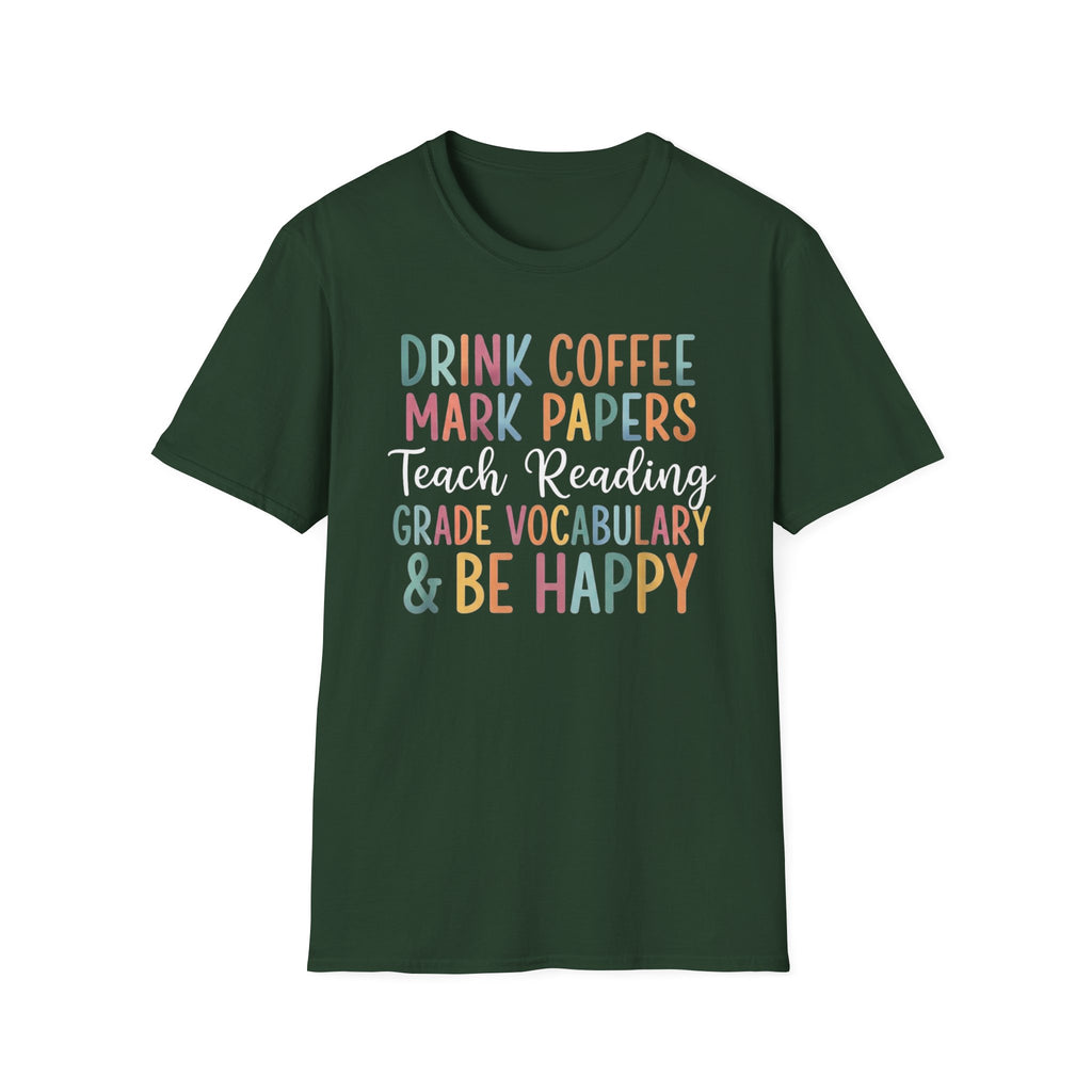 Teach & Be Happy T-Shirt