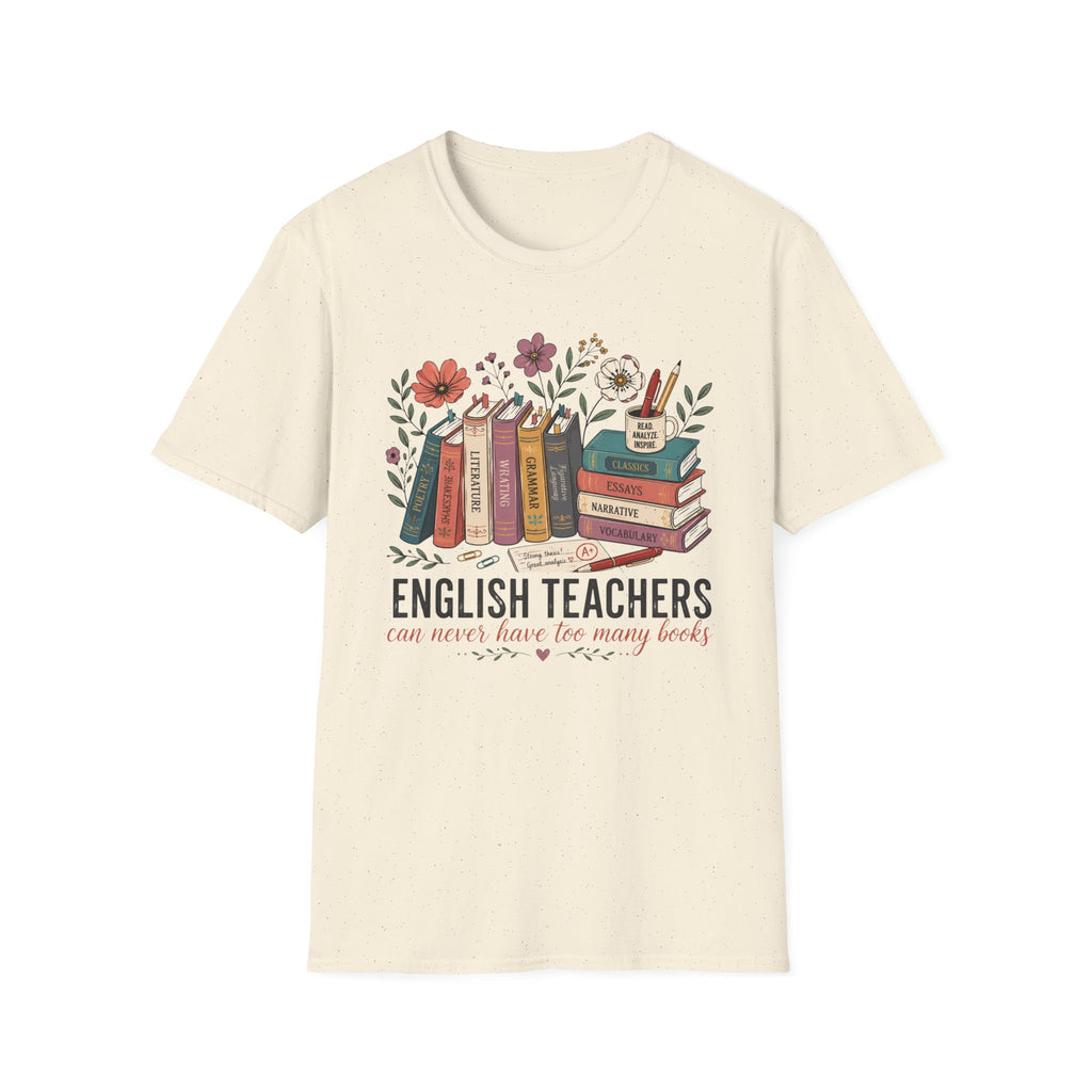 Never Too Many Books T-Shirt