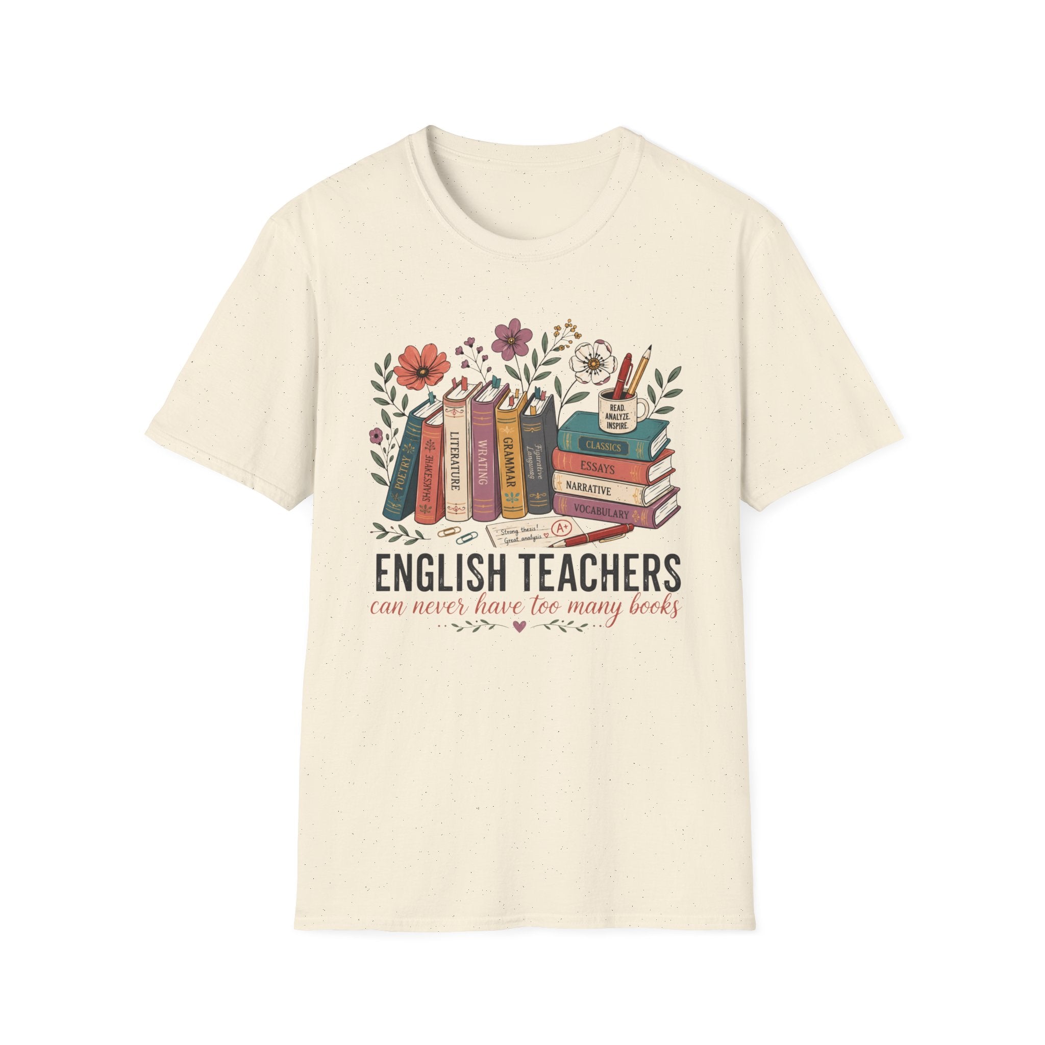 Never Too Many Books T-Shirt