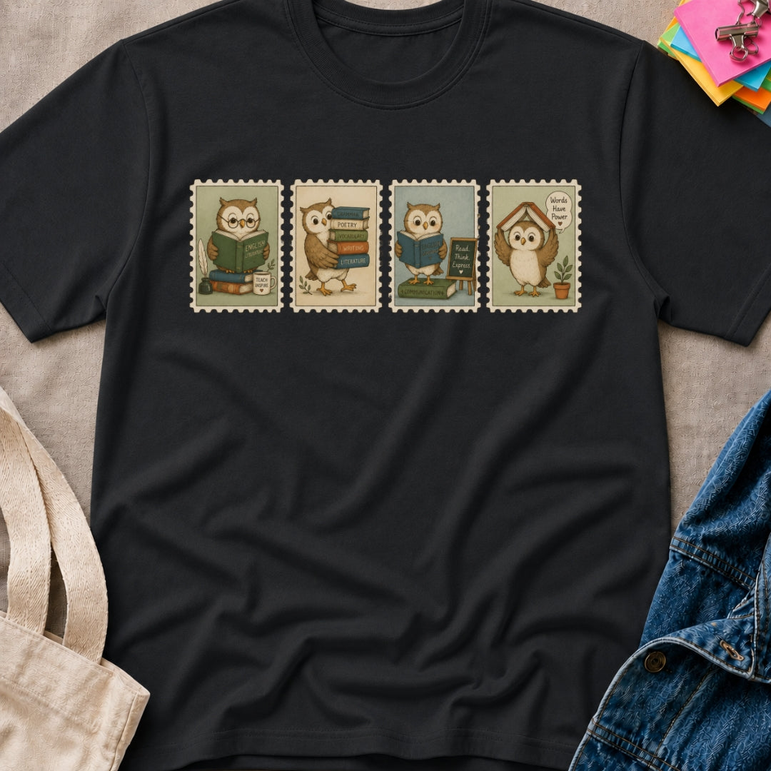 Owl Stamps T-Shirt