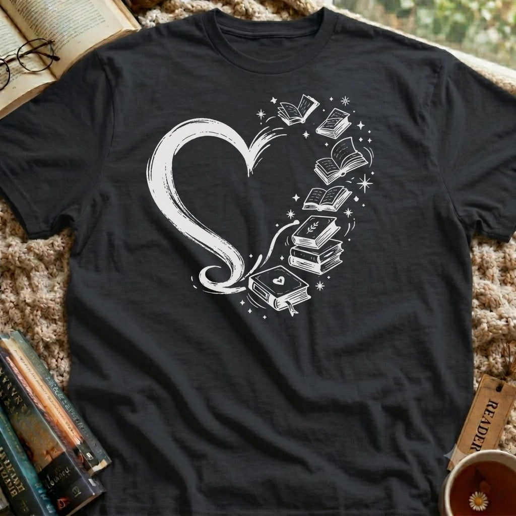 Book Heart T-Shirt