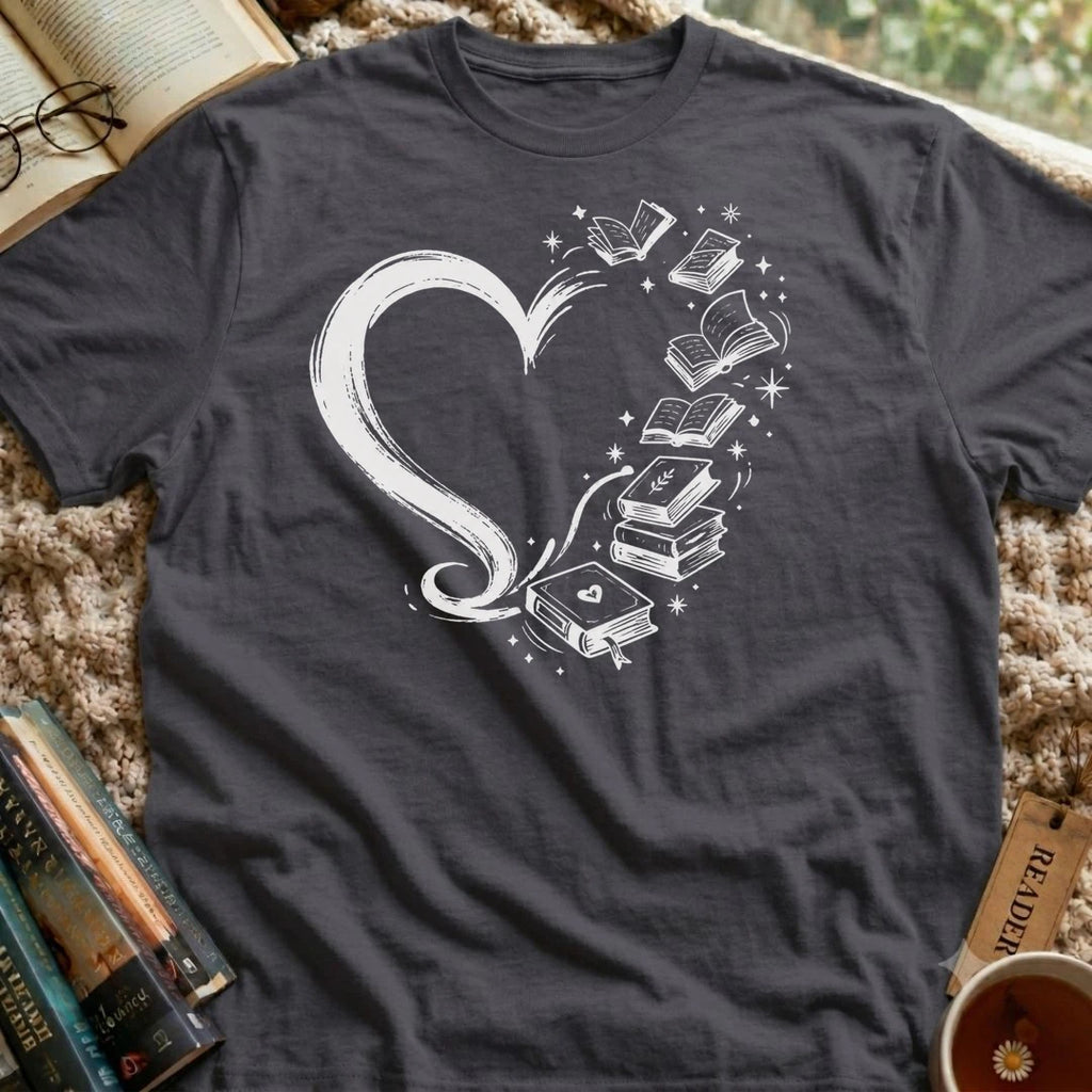 Book Heart T-Shirt