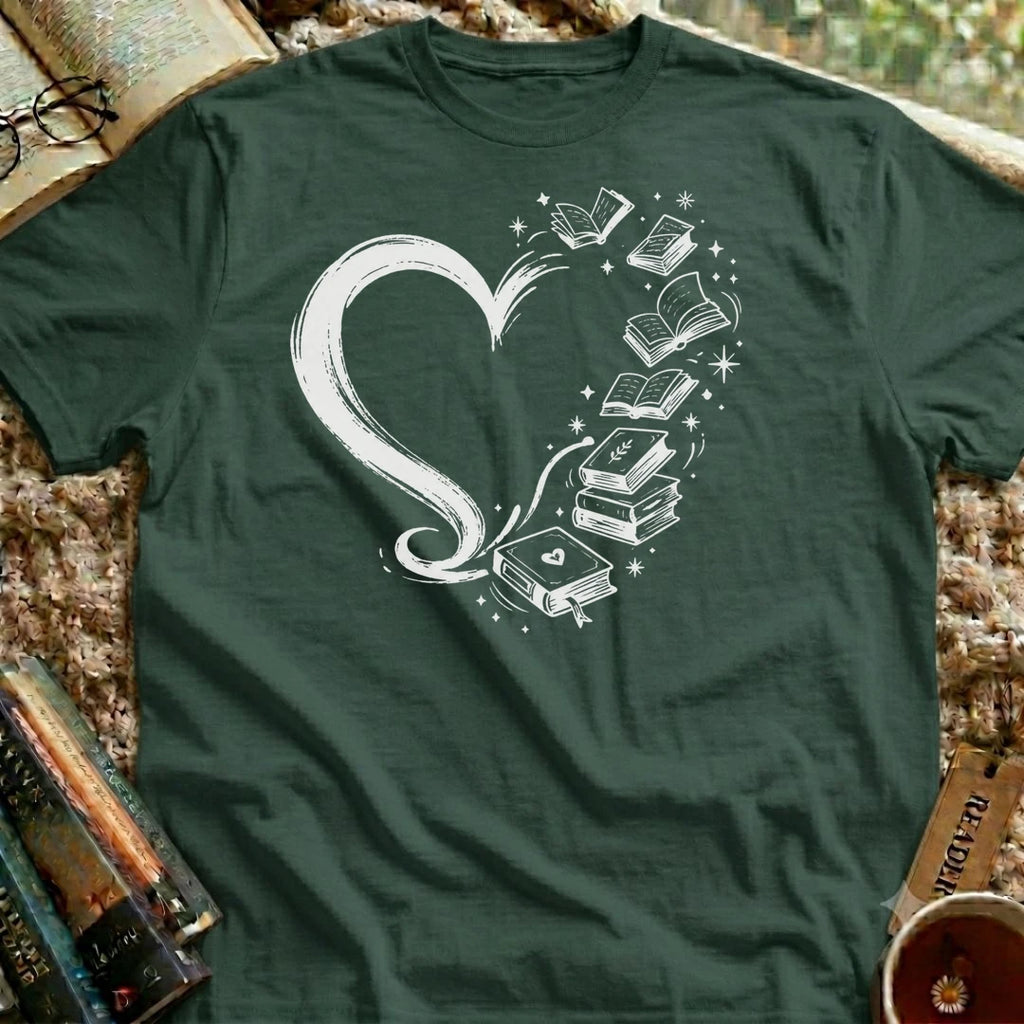 Book Heart T-Shirt