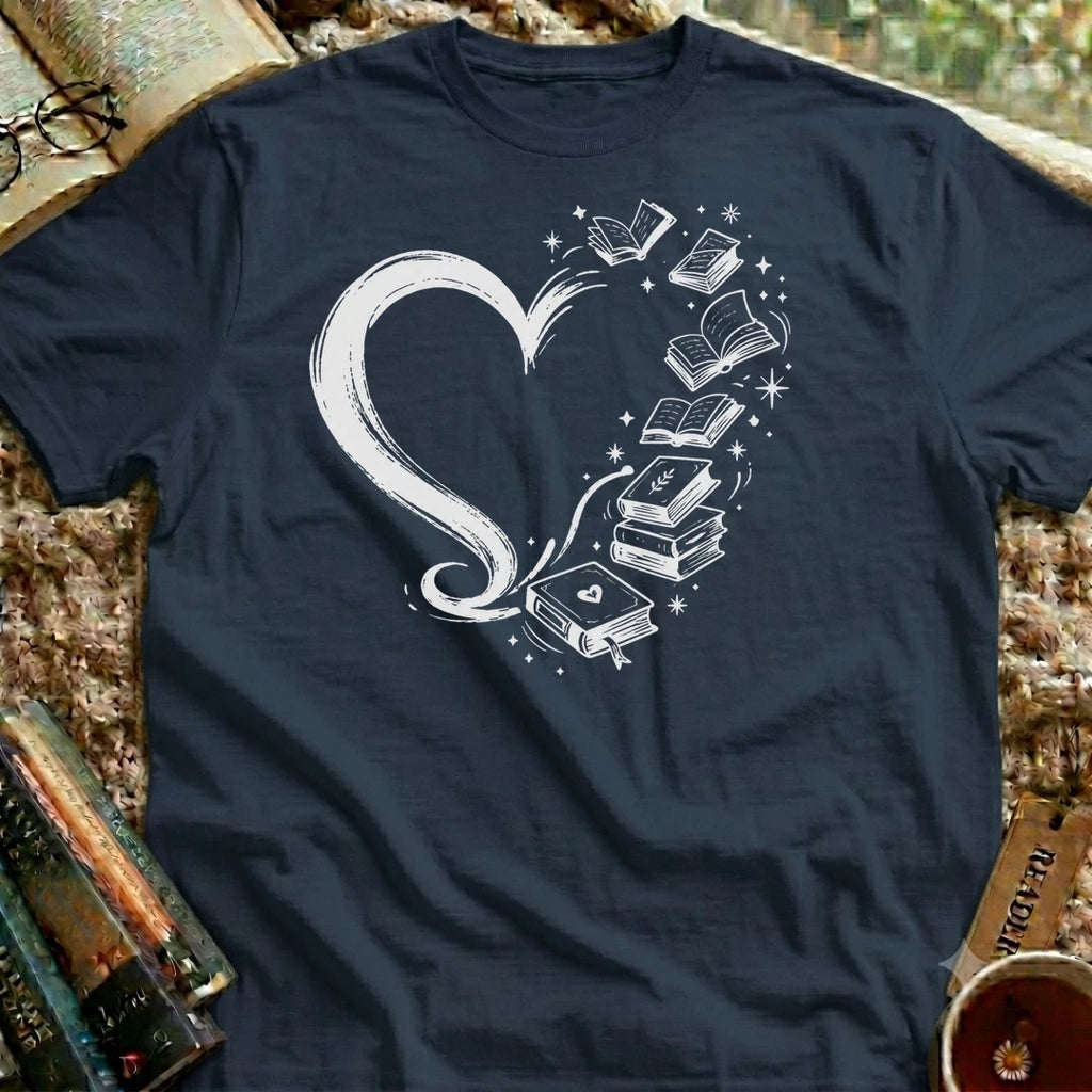 Book Heart T-Shirt