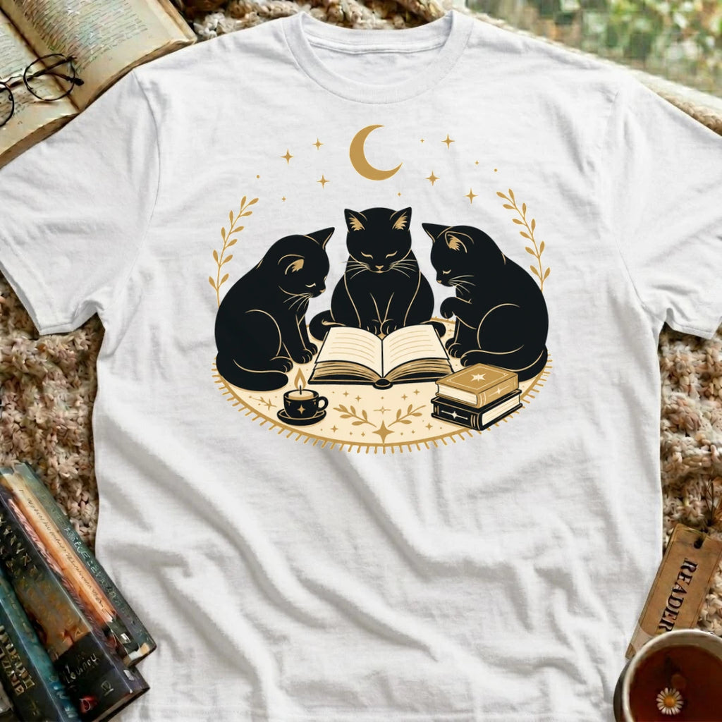 Cats Reading T-Shirt