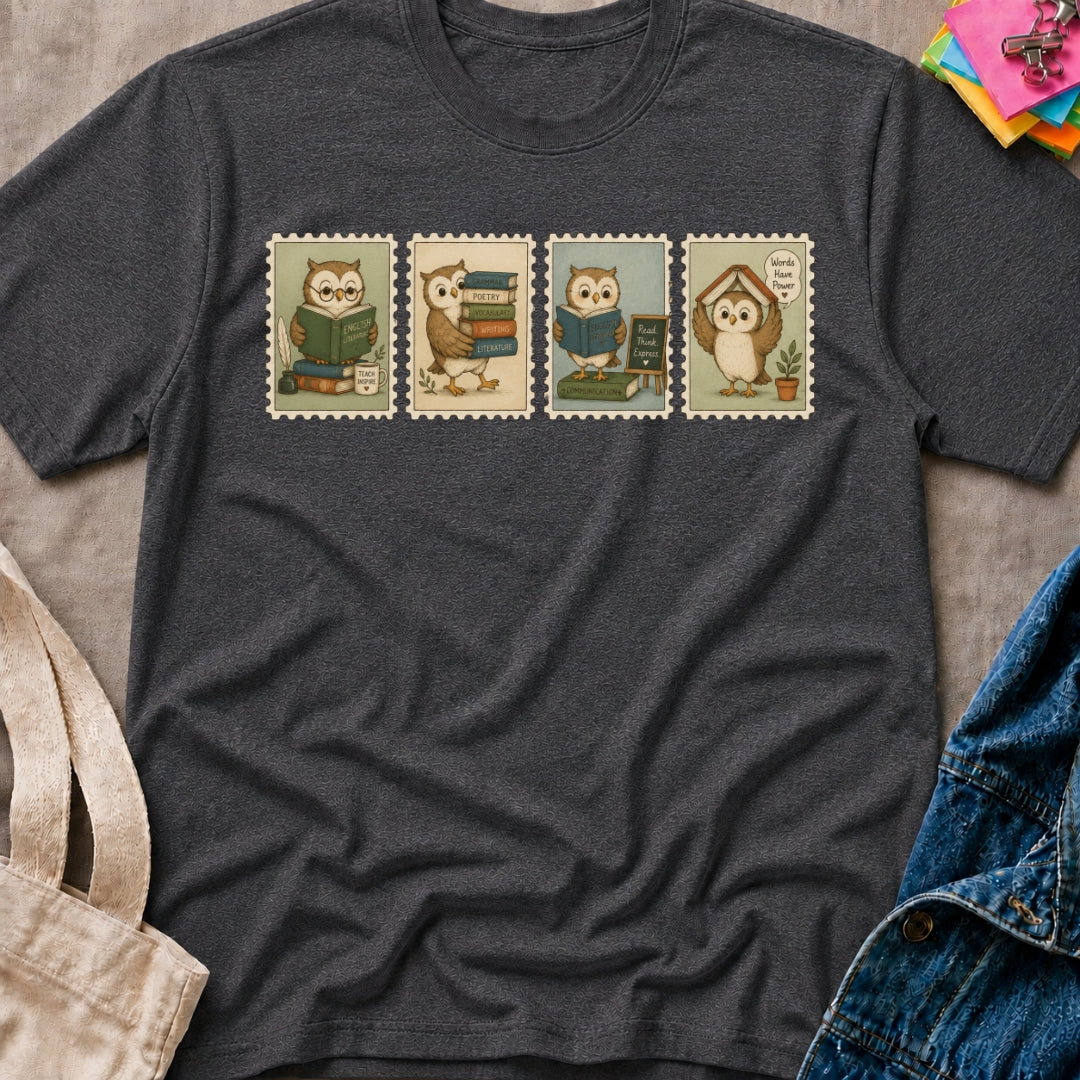 Owl Stamps T-Shirt