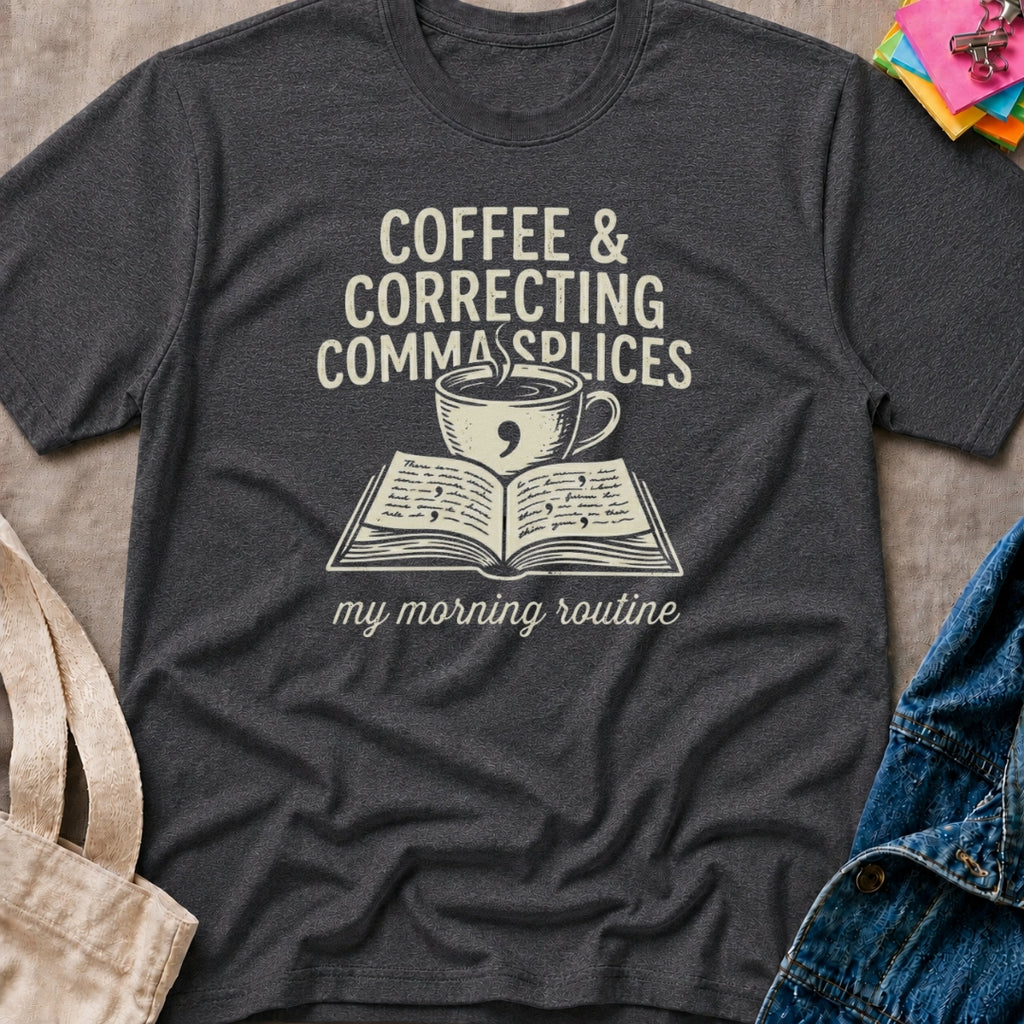 Coffee & Comma Splices T-Shirt