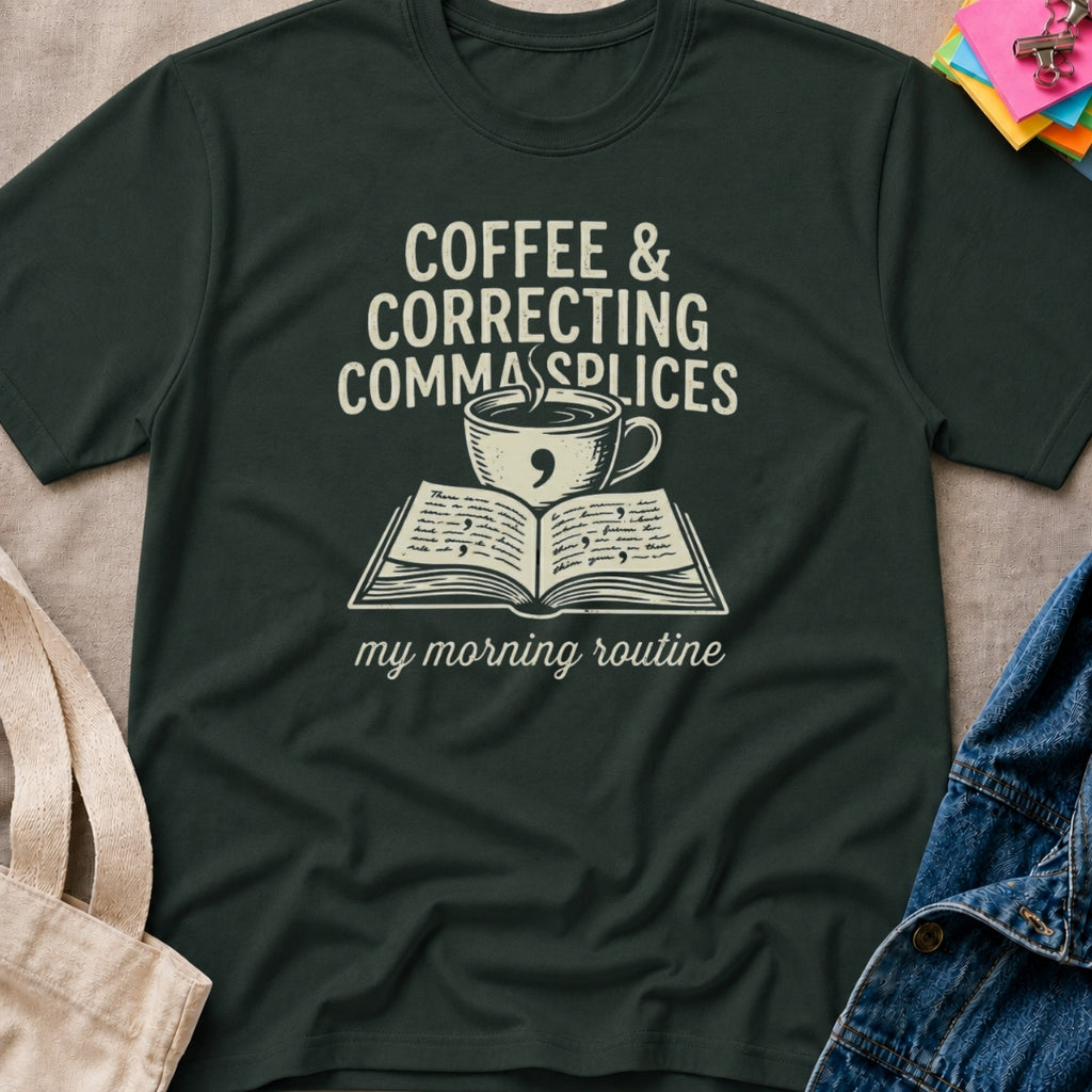 Coffee & Comma Splices T-Shirt