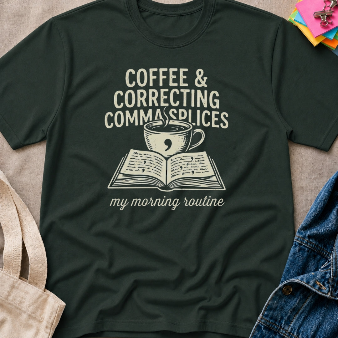 Coffee & Comma Splices T-Shirt