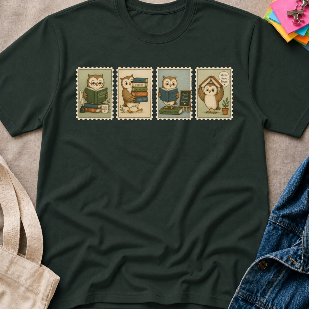 Owl Stamps T-Shirt