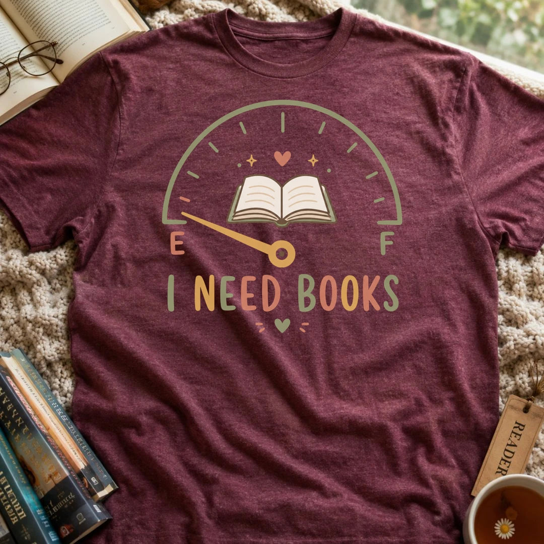 I Need Books T-Shirt