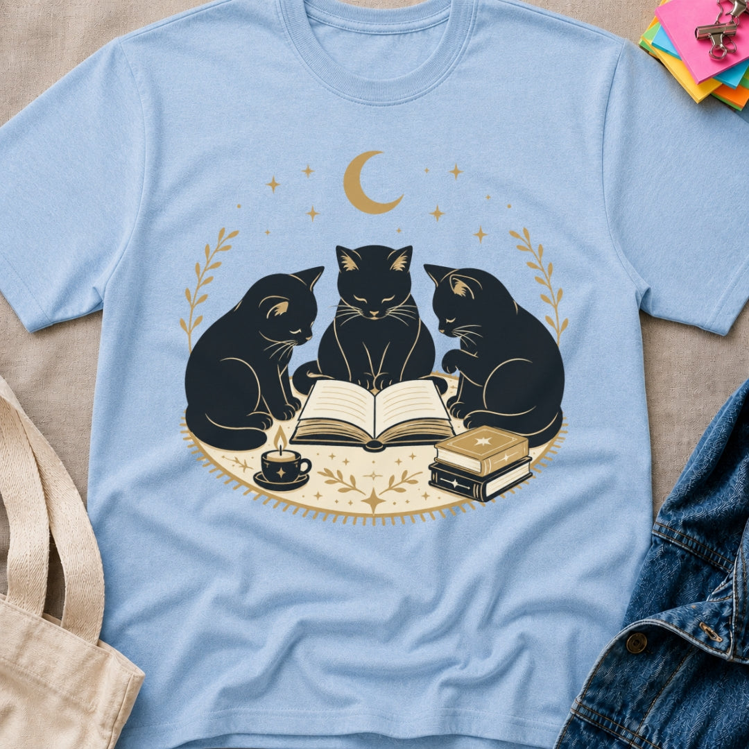 Cats Reading T-Shirt