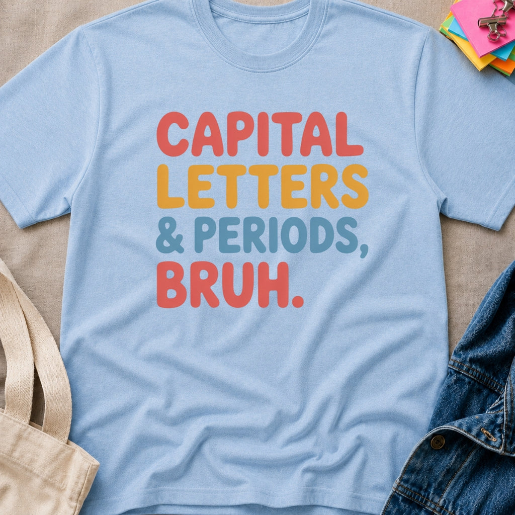 Capital Letters & Periods T-Shirt