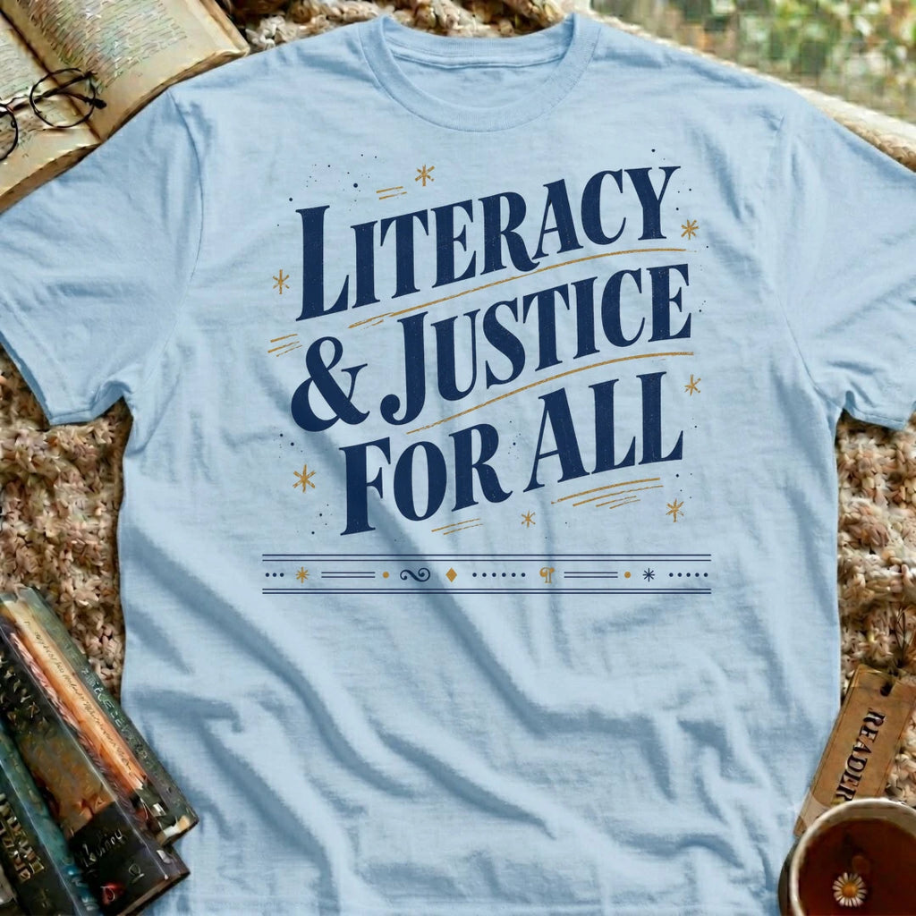 Literacy and Justice for All T-Shirt