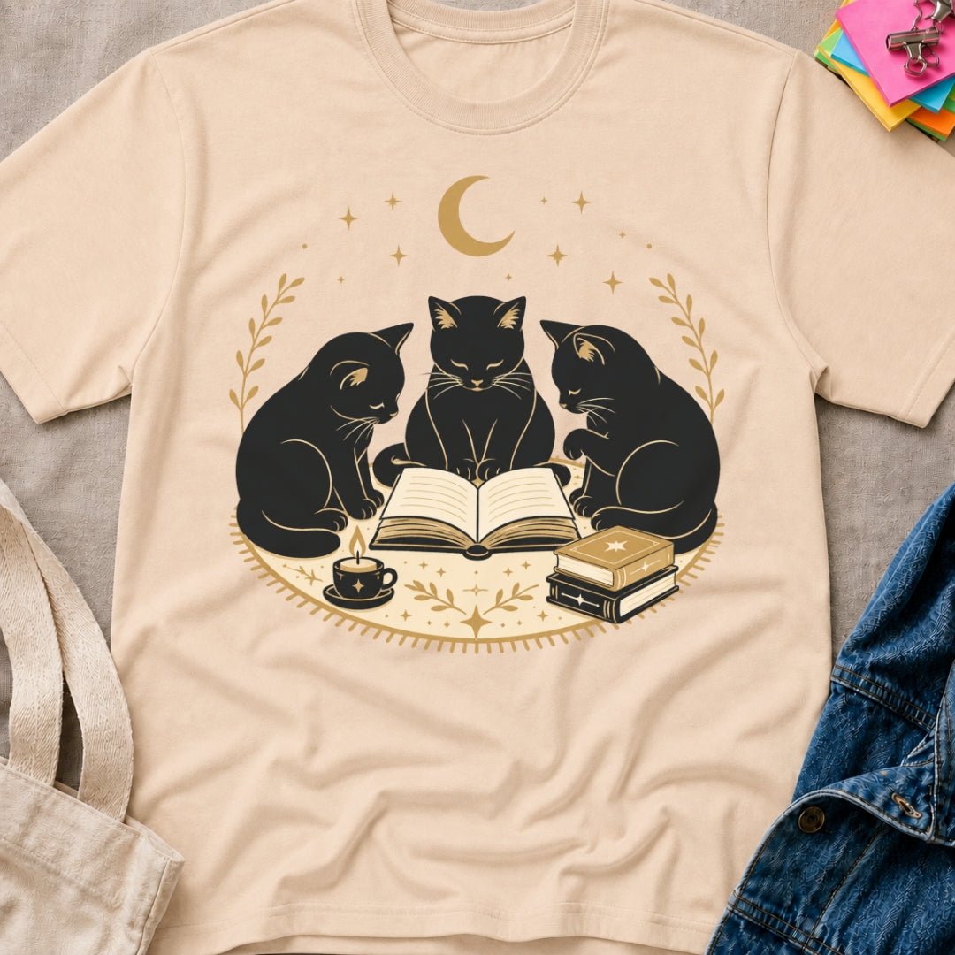 Cats Reading T-Shirt