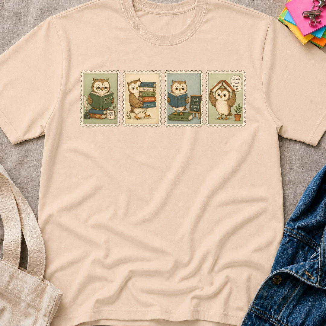 Owl Stamps T-Shirt