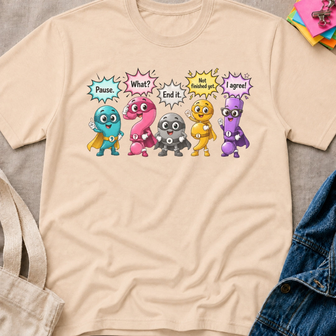 Punctuation Heroes T-Shirt