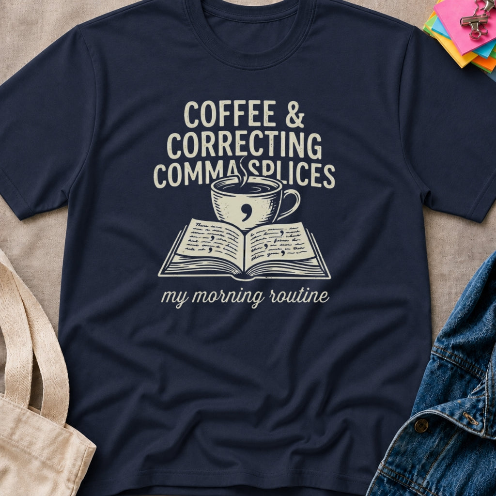 Coffee & Comma Splices T-Shirt