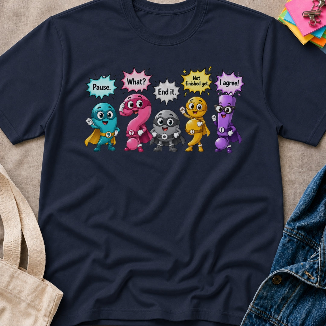 Punctuation Heroes T-Shirt