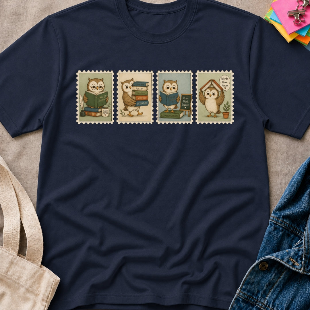 Owl Stamps T-Shirt