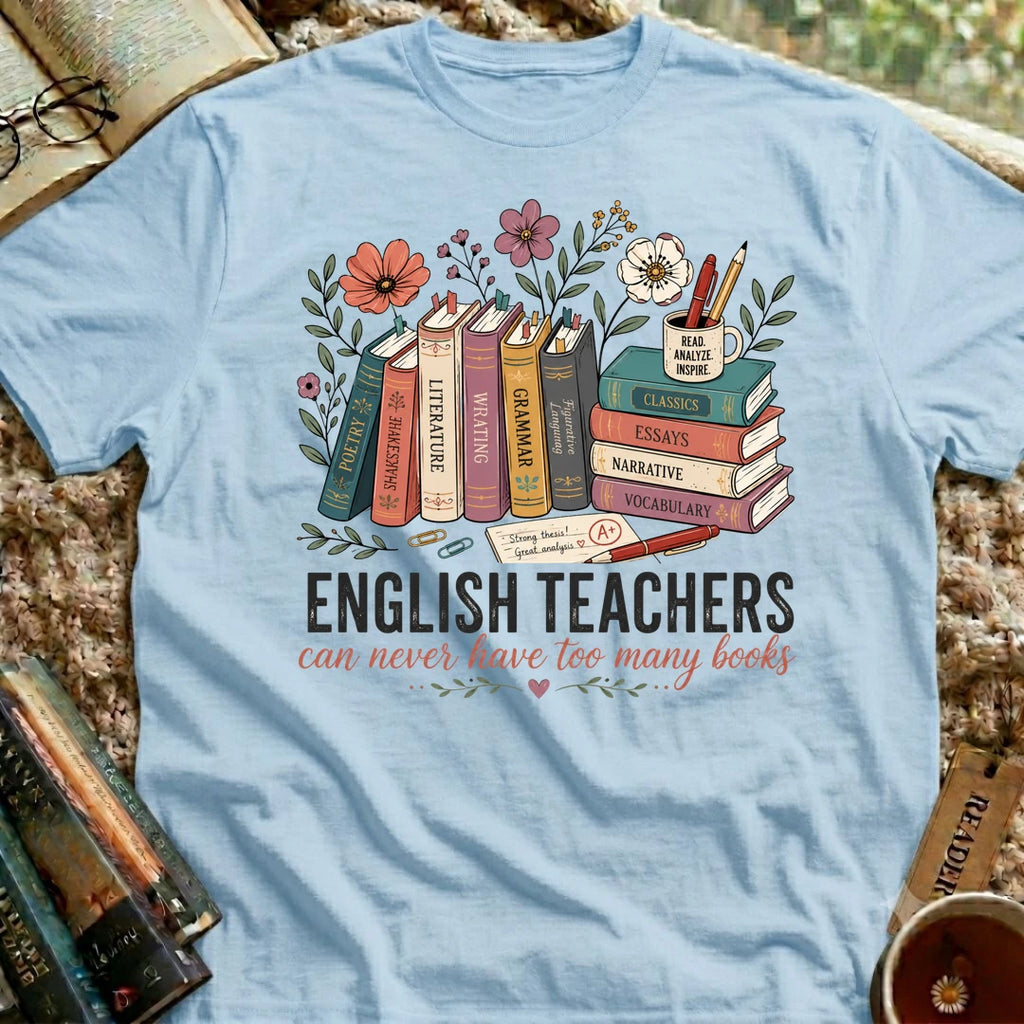 Never Too Many Books T-Shirt