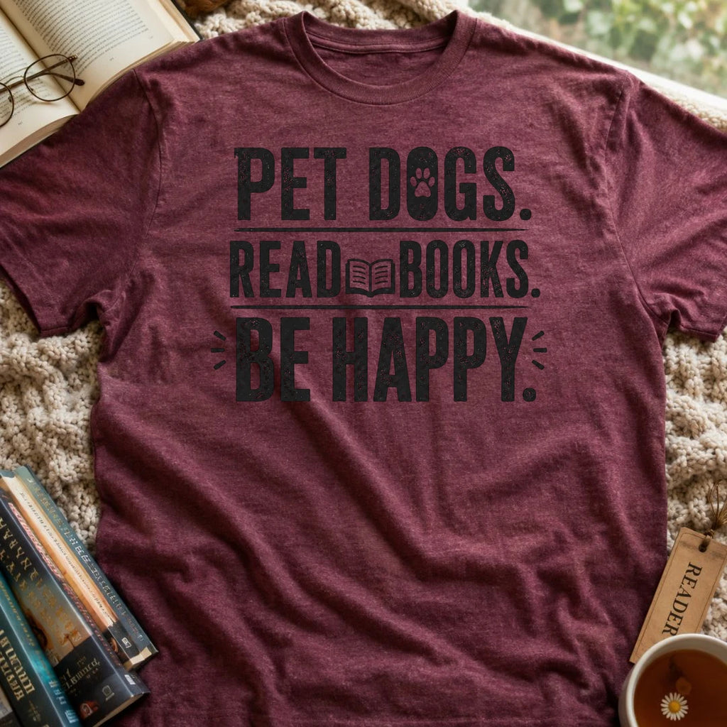 Pet Dogs Read Books T-Shirt
