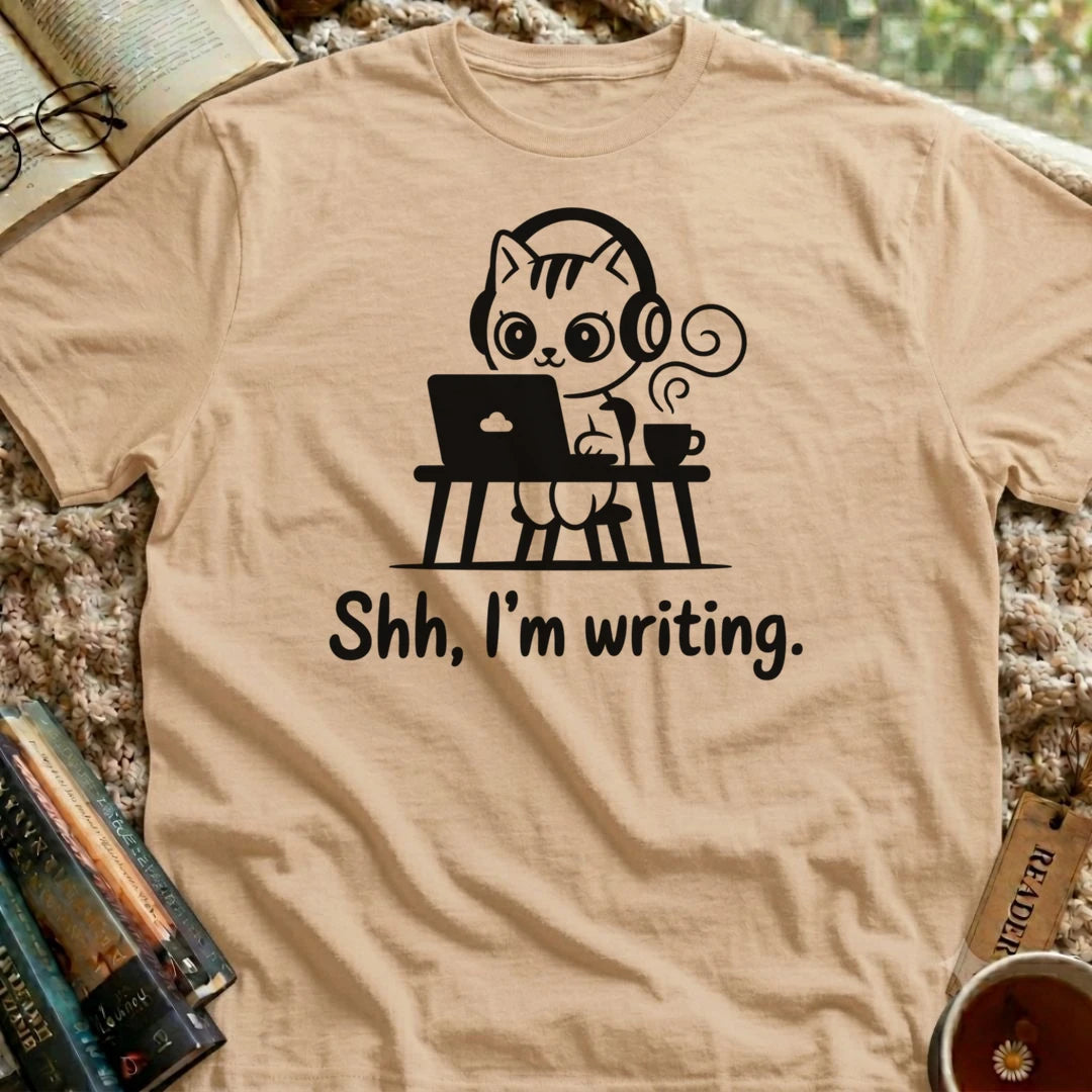 Shh I'm Writing T-Shirt