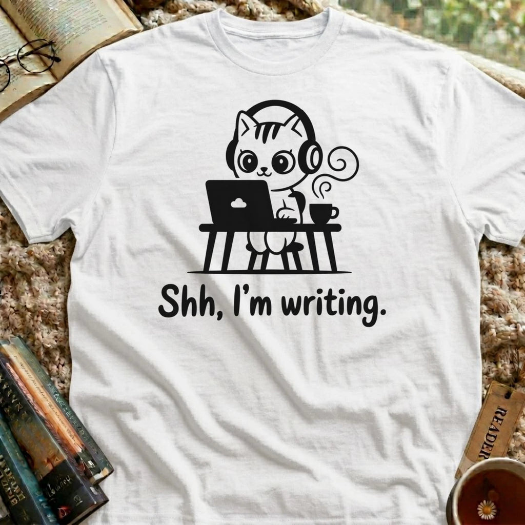 Shh I'm Writing T-Shirt