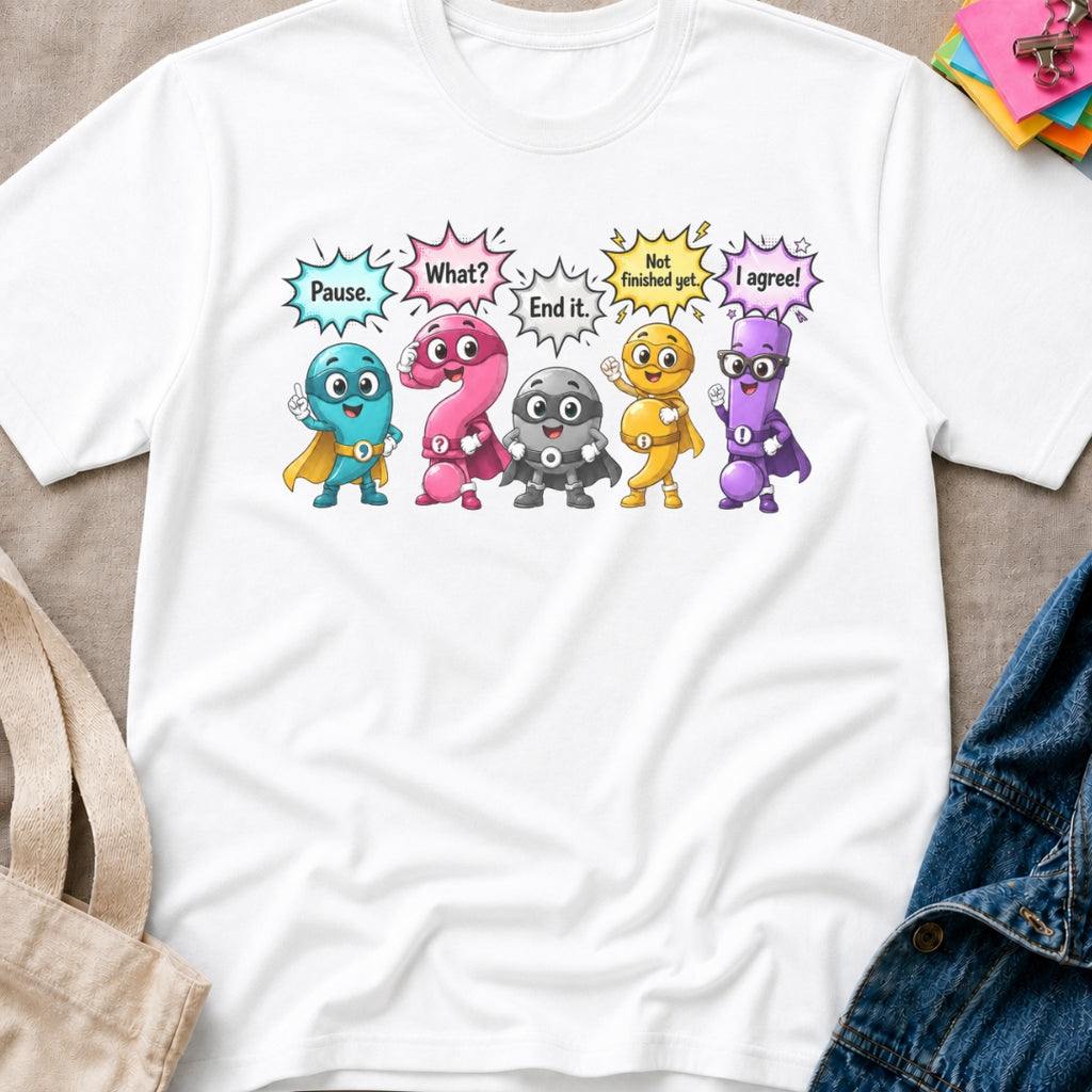 Punctuation Heroes T-Shirt
