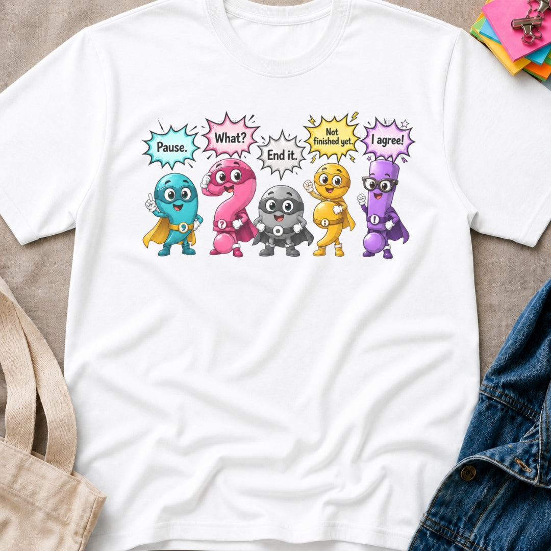 Punctuation Heroes T-Shirt