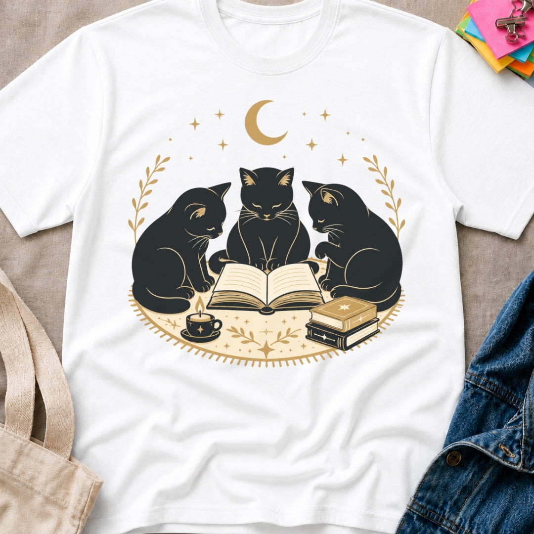 Cats Reading T-Shirt