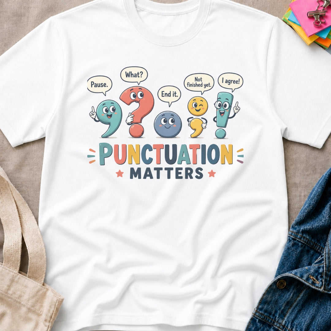Punctuation Matters T-Shirt